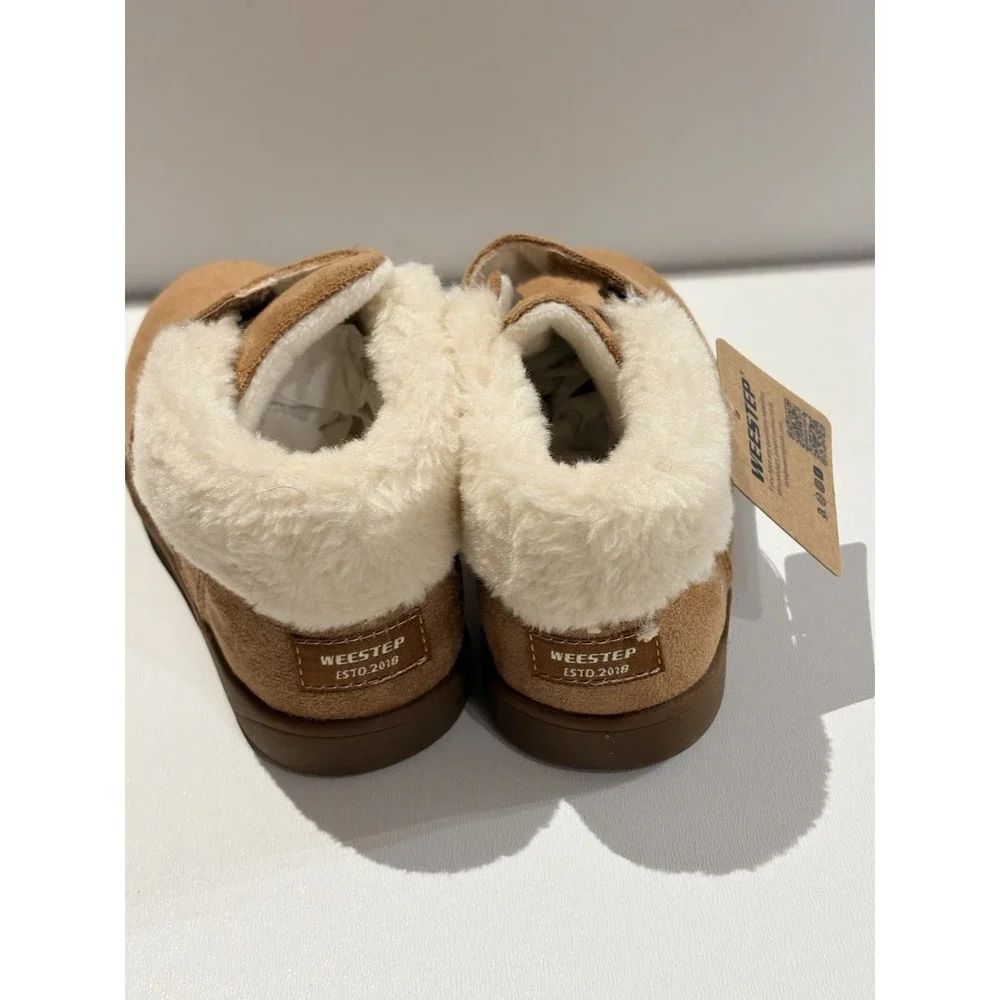 Weestep Baby Chestnut Strap Boots‎ Size 8 NWOT